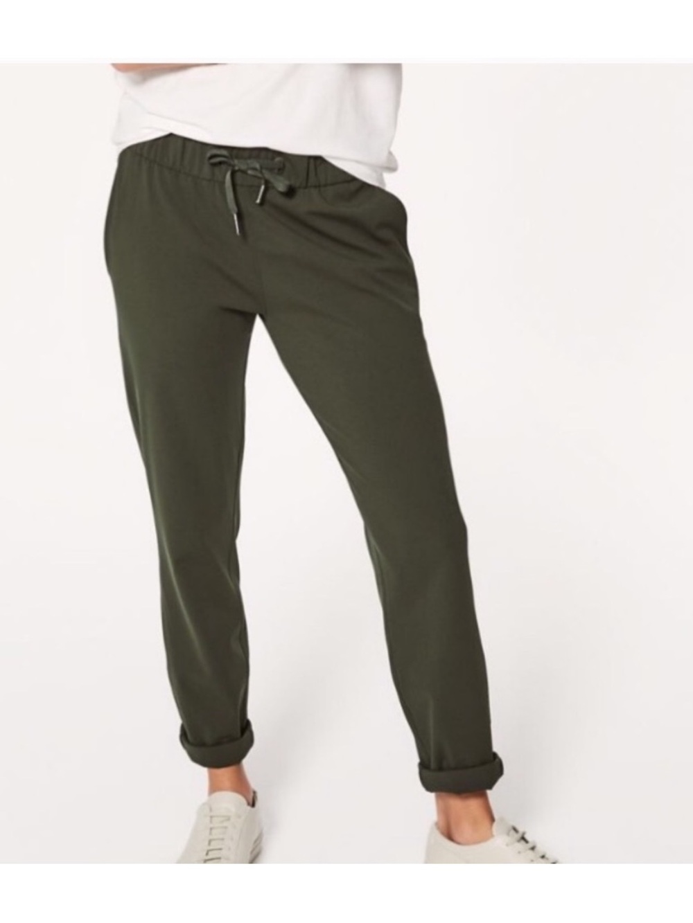 Lululemon On The Fly Pant 28" Size 12 Dark Olive